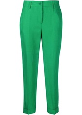 P.A.R.O.S.H. pressed-crease cropped trousers