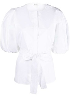 P.A.R.O.S.H. puff-sleeve belted shirt