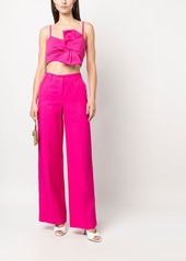 P.A.R.O.S.H. Raisa flared high-waisted trousers