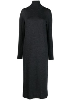 P.A.R.O.S.H. roll-neck long-sleeved dress