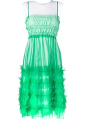 P.A.R.O.S.H. ruched tulle dress