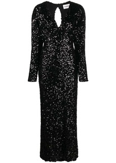 P.A.R.O.S.H. sequin-embellished maxi dress