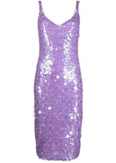 P.A.R.O.S.H. sequin-embellished midi dress