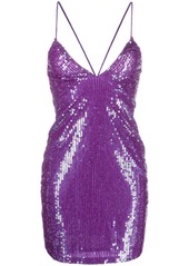 P.A.R.O.S.H. sequin-embellished mini dress