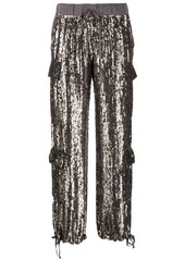 P.A.R.O.S.H. sequin-embellished trousers