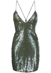 P.A.R.O.S.H. sequin-embellishment mini dress