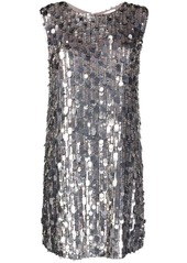 P.A.R.O.S.H. sequined sleeveless dress