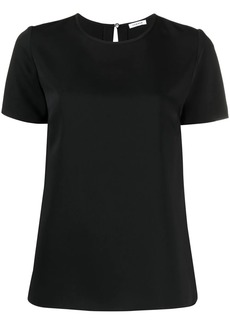 P.A.R.O.S.H. slit-hem short-sleeved blouse