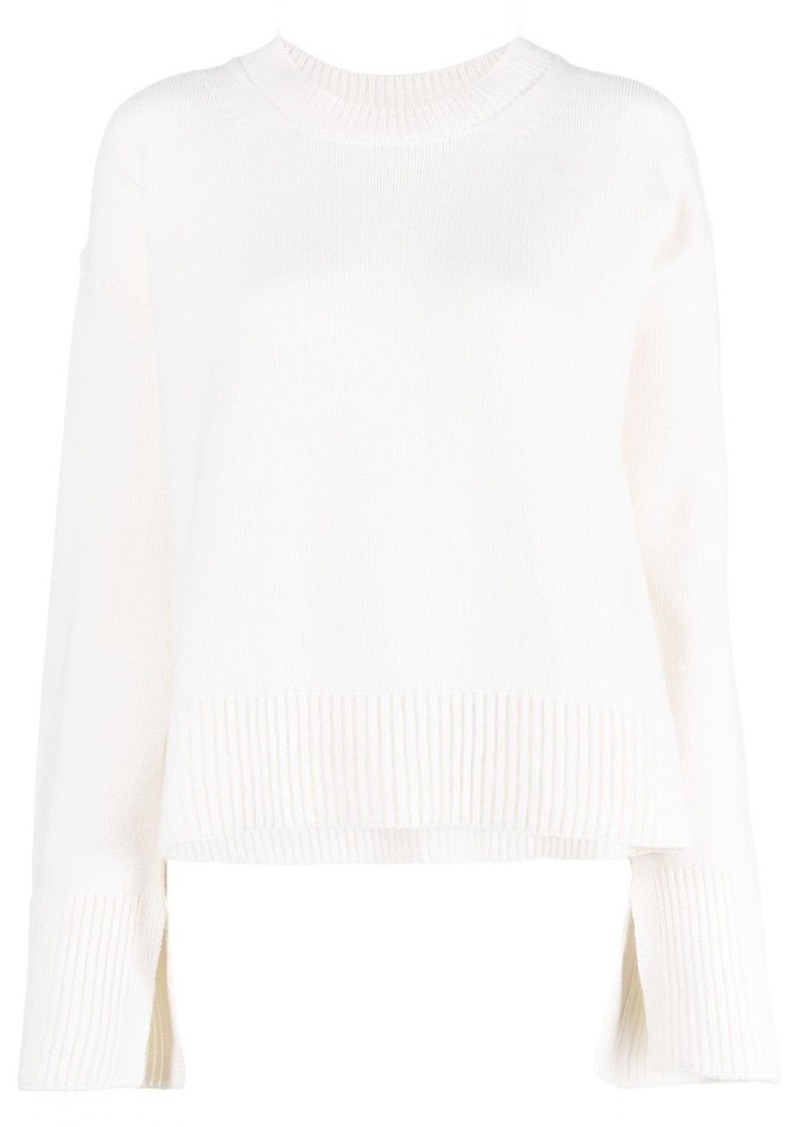 P.A.R.O.S.H. slit-sleeve wool jumper