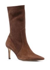 P.A.R.O.S.H. Stivale 80mm suede ankle boots