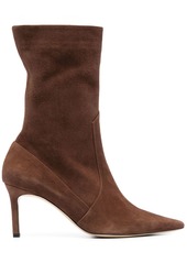 P.A.R.O.S.H. Stivale 80mm suede ankle boots