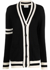 P.A.R.O.S.H. two-tone button-up cardigan