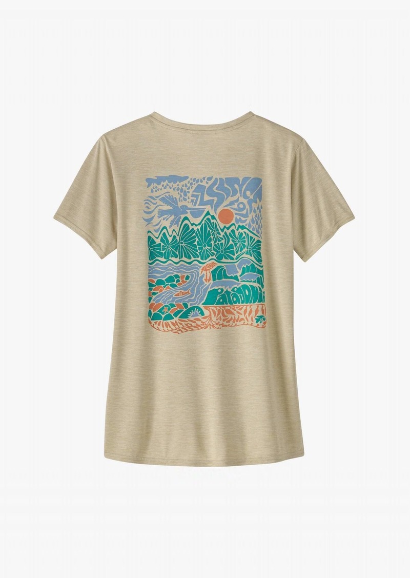 Patagonia Capilene Cool Daily Shirt In Pumice X-Dye