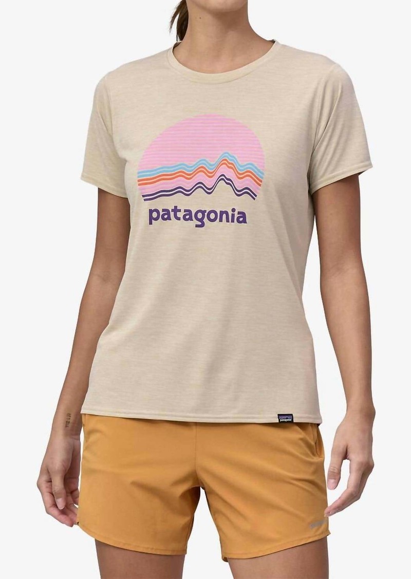 Patagonia Capilene Cool Daily Shirt In Ridge Rise Moonlight: Pumice X-Dye