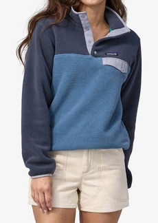 Patagonia Lightweight Synchilla Snap-T Fleece Pullover In Utility Blue