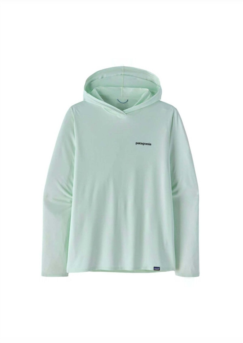 Patagonia Men's Cap Cool Daily Graphic Hoody Top In Wispy Green