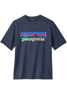 Patagonia Boys' Capilene Cool Silkweight T-Shirt, Small, Blue