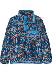 Patagonia Boys' Lightweight Synchilla Snap-T Pullover, Large, Orange