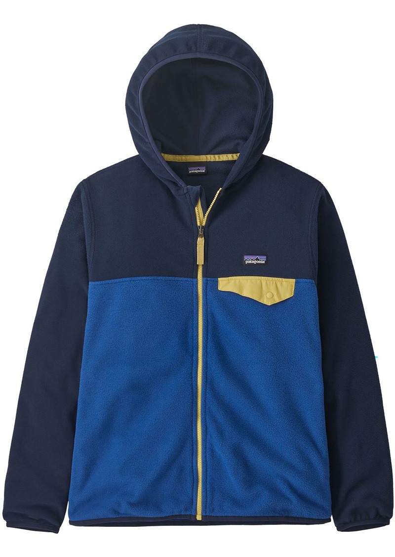Patagonia Boys' Micro D Snap-T Fleece Jacket, Large, Blue