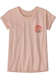 Patagonia Girls' Regenerative Organic Certified Cotton Graphic T-Shirt, XL, Same Ocean/cameo