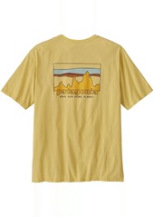 Patagonia Men's '73 Skyline Organic T-Shirt, Medium, Yellow