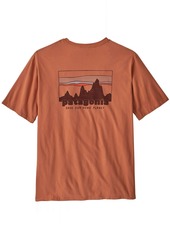 Patagonia Men's '73 Skyline Organic T-Shirt, Medium, Black | Father's Day Gift Idea