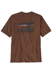 Patagonia Men's '73 Skyline Organic T-Shirt, Small, Red