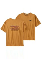Patagonia Men's '73 Skyline Organic T-Shirt, Small, Orange