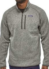 Patagonia Men's Better Sweater 1/4 Zip Pullover, Small, Black | Father's Day Gift Idea