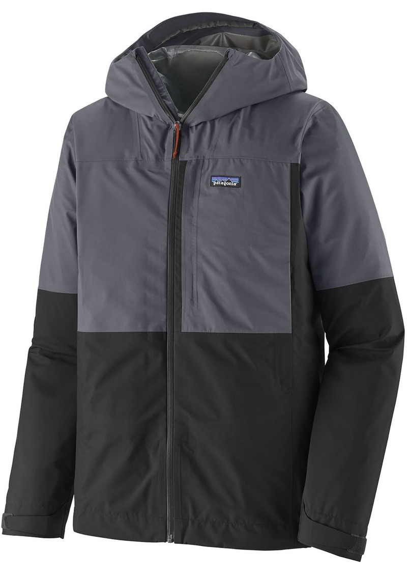 Patagonia Men's Boulder Fork Rain Jacket, Small, Gray