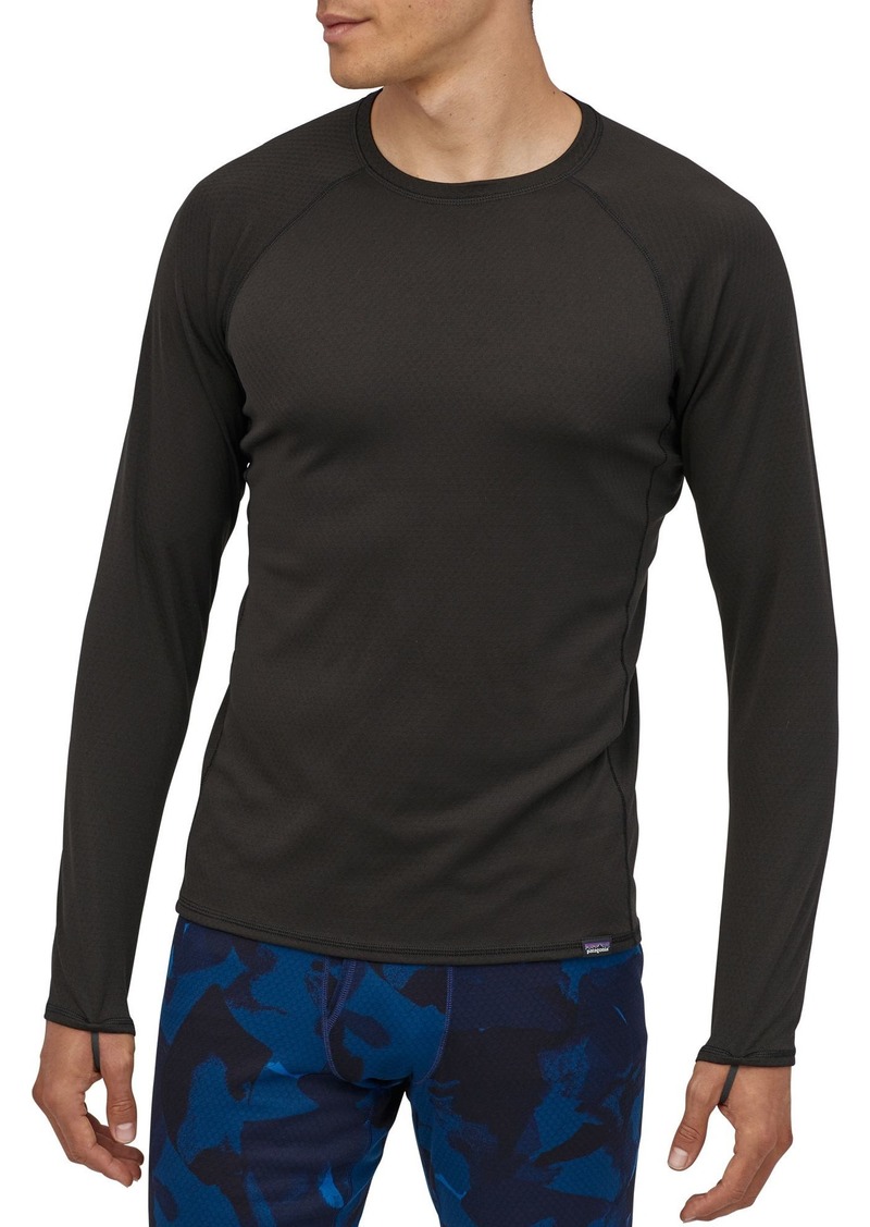 Patagonia Men's Calpine Midweight Base layer, Small, Black | Father's Day Gift Idea