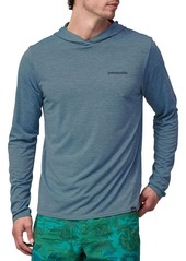 Patagonia Men's Capilene® Cool Daily Graphic Hoodie, Small, Blue