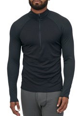 Patagonia Men's Capilene Cool Midweight 1/2 Zip Baselayer Top, Small, Black