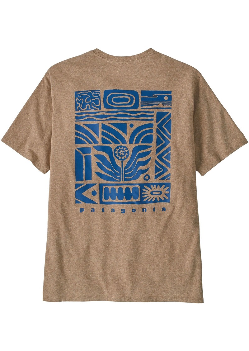 Patagonia Men's Dawn To Dusk Responsibili-Tee®, Small, Brown | Father's Day Gift Idea