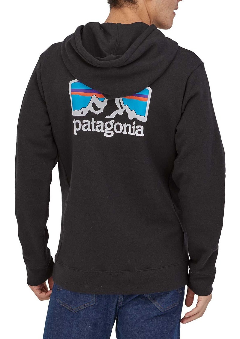 Patagonia Men's Fitz Roy Horizons Uprisal Hoodie, Small, Black | Father's Day Gift Idea