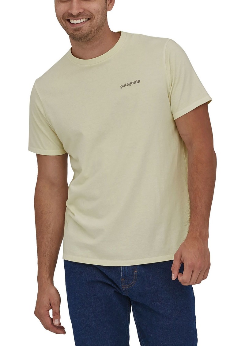 Patagonia Men's Fitz Roy Icon Responsibili-Tee T-Shirt, Small, White