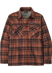 Patagonia Men's Insulated Organic Cotton Mid-Weight Fjord Flannel Shirt, Small, Green | Father's Day Gift Idea
