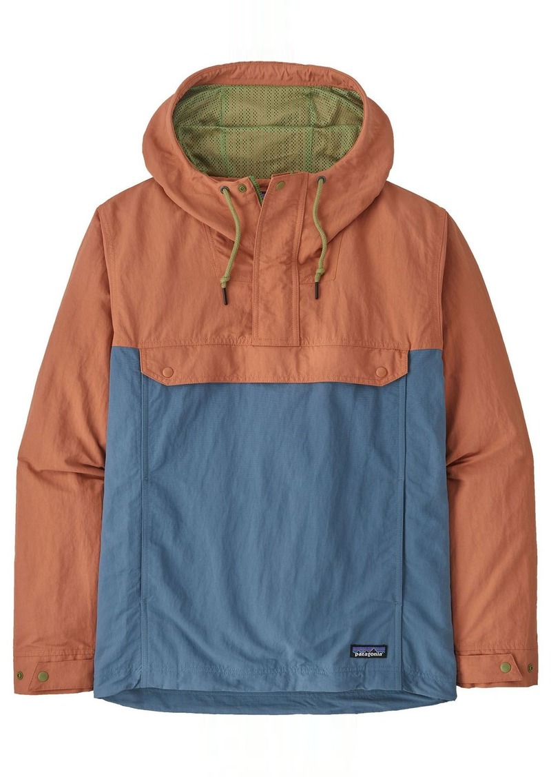 Patagonia Men's Isthmus Anorak Wind Jacket, Small, Blue