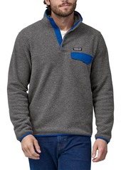 Patagonia Mens' Lightweight Synchilla Snap Fleece Pullover, Men's, Small, Tan | Father's Day Gift Idea