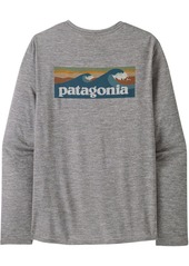 Patagonia Men's Long-Sleeved Capilene® Cool Daily Graphic Shirt, Large, White