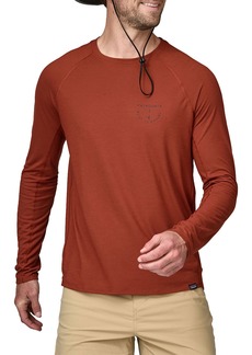 Patagonia Men's Long-Sleeved Capilene® Cool Trail Shirt, Medium, Red