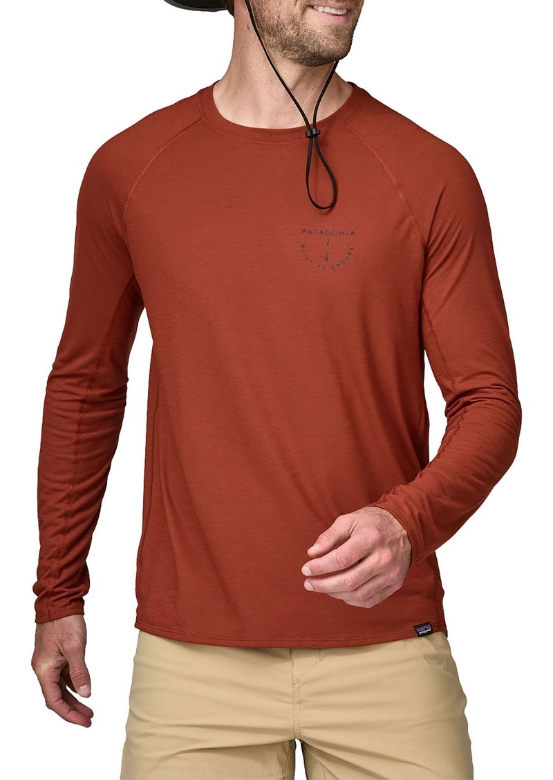 Patagonia Men's Long-Sleeved Capilene® Cool Trail Shirt, Small, Red | Father's Day Gift Idea