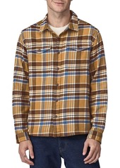 Patagonia Men's Long-Sleeved Lightweight Fjord Flannel Shirt, Small, Green