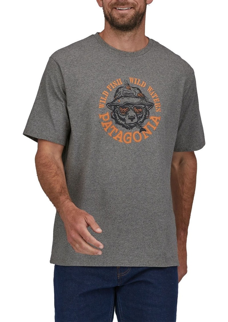 Patagonia Men's Make A Stand Tee, Small, Gray