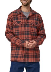 Patagonia Men's Organic Cotton Midweight Fjord Flannel Long Sleeve Shirt, Small, Green | Father's Day Gift Idea