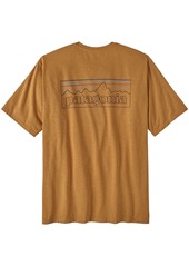 Patagonia Men's P-6 Logo Responsibili-Tee Short Sleeve T-Shirt, Small, Black