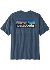 Patagonia Men's P-6 Logo Responsibili-Tee Short Sleeve T-Shirt, Small, Black