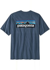 Patagonia Men's P-6 Logo Responsibili-Tee Short Sleeve T-Shirt, Small, Black | Father's Day Gift Idea