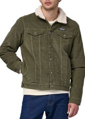 Patagonia Men's Pile Lined Trucker Jacket, Small, Green