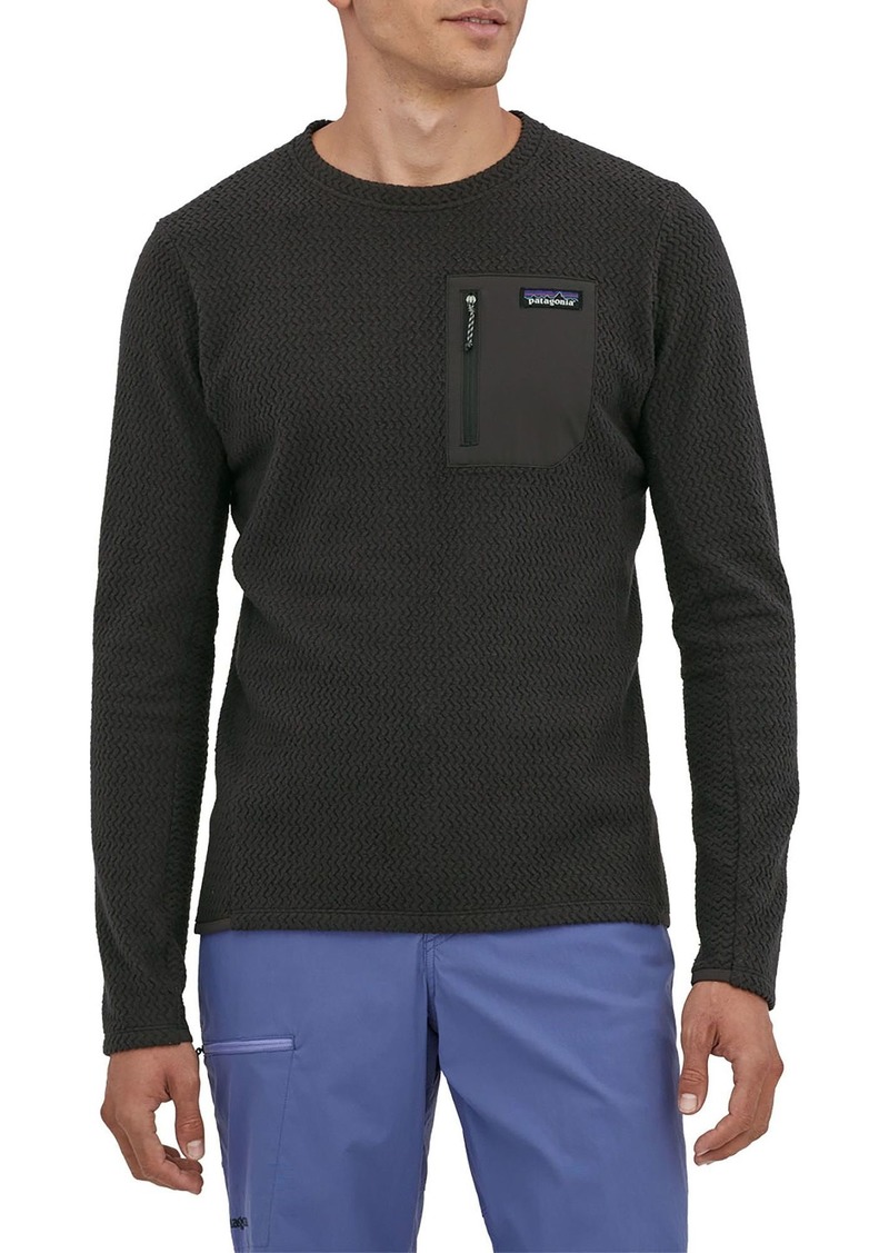 Patagonia Men's R1 Air Crew Sweatshirt, Small, Black | Father's Day Gift Idea